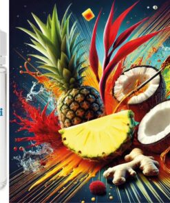 Caribbean Gold - Safran, Ananas, Kokos, Rum & Ingwer Aroma Konzentrat - Vegan - Sasami - 100ml