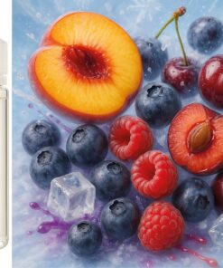 Acai Peach Berry Chill - Acai Pfirsich Himbeere Kirsche Ice Aroma Konzentrat - Vegan - Sasami - 10ml
