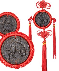 1200g 12pcs / lot Yunnan Pu'er Tee Chinesischer Knoten Kleine Anhänger Handwerk Featured Tea Carving Anhänger Dekorative Tee Geschenke Gift