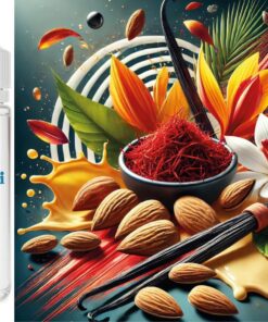 Royal Almond-Saffron Cream - Safran, Mandel & Vanille Aroma Konzentrat - Vegan - Sasami - 10ml