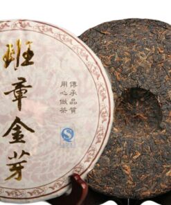 Chinesischer Tee Banzhang Golden Buds Shu Puerh Tee 2014 Kaiserlicher Reifer Puerh 357g