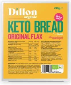 Dillon Organic Original Flachs Keto Brot 250 g