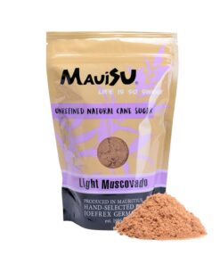MauiSu - Light Muscovado Rohrzucker - 500g - unraffinierter Rohrzucker - naturbelassen und beste Qualität