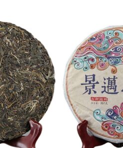 Frühling von Jingmai Roher Puer Tee Kuchen 357g Yunnan Klassischer alter Baum Puer Tee