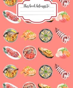 Food & Drink Lined Notebook Seafood Multi-Pattern Edition: A Cute Journal Diary for Everyday Use (6" x 9")