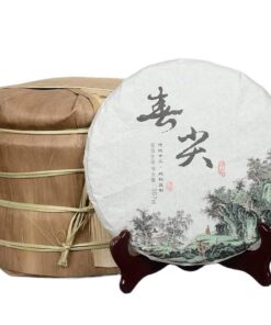 Yunnan Bangdong Uralter Baum Puerh Roher Teekuchen 357g Der exquisite Geschmack Von Chinesischem Tee
