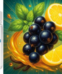 Cassis Éclat - Cassis-Basilikum-Zitrone Aroma Konzentrat - Vegan - Sasami - 100ml