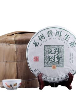 Yunnan Laobangzhang Alter Baum Pu 'er Rohtee, Grüner Tee - 357g Premium mit gereiftem Aroma