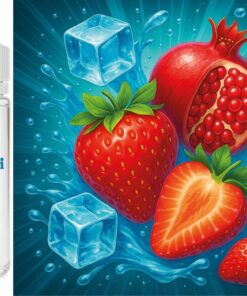 Frozen Ruby Pom - Granatapfel Erdbeere Ice Aroma Konzentrat - Vegan - Sasami - 10ml
