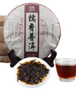 Chinesischer Pu'er Tee 357g (0.787LB) Reifer Puer Tee Schwarzer Tee Klebreisgeschmack Gekochter Tee Alte Bäume Pu erh Tee Gesundheitswesen Pu er Tee