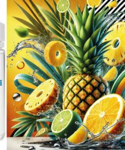 Golden Lemon Pine - Ananas, Zitrone Aroma Konzentrat - Vegan - Sasami - 100ml