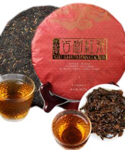 Chinesischer Pu'er Tee 357g （0,787LB） Reifer Puer Tee Schwarzer Tee Dianhong Tee Gekochter Tee Alte Bäume Pu Erh Tee Gesundheitswesen Pu Er Tee Grün Gut