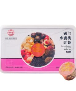 Leckere Pfirsich-Oolong-Tee-Kombination Chinesischer Kräutertee, Gesundheitstee 360g (12g * 30 Dosen/Karton) Geschmacklicher Schwarztee