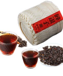 Chinesischer Pu'er Tee 500g (1.1LB) Reifer Puer Tee Schwarzer Tee Alter Teekopf Gekochter Tee Alte Bäume Pu erh Tee Gesundheitswesen Pu er Tee