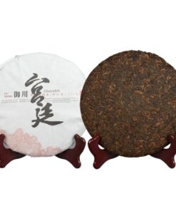 Yunnan Kaiserliche Goldene Knospe Uralter Baum Pu 'er Tee Kuchen 357g Gereifter Fermentierter Pu' er Reifer Tee