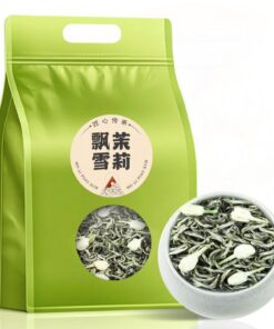 Premium Jasmin Grüner Tee 125g / Beutel Jasmin-Treibender Schnee, Starkes Aroma Tee