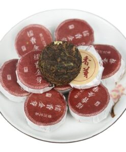 Exquisiter Und Kleiner Pu 'er Reifer Tee, Menghai Goldene Knospe Mini Mit Klebrigem Geschmack - Tuo Tee 500g / 17,64oz