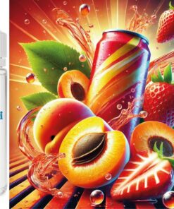 Energy Drink Apricot Strawberry Aroma Konzentrat - Vegan - Sasami - 100ml
