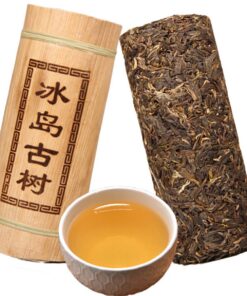 HELLOYOUNG 500g PuErh-Tea Bambus Drachensäulen Schwarztee Original Bio-PuErh Tee Aus China Reichhaltiger Geschmack Ohne Zusatzstoffe Fermentierter Puer Handgerösteter Tee