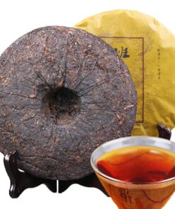 357g Schwarzer reifer Pu-erh-Tee ältester Puer-Teebaum gekochter Tee gesund