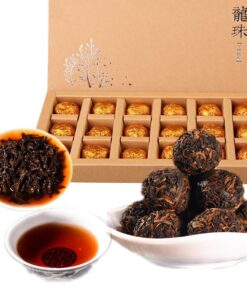 Chinesischer Pu'er Tee Nettogewicht 150g （0.33LB） Reifer Puer Tee Boxed Handmade Mini Tuocha Gekochter Tee Alte Bäume Pu Erh Tee Gesundheitswesen Pu Er Tee