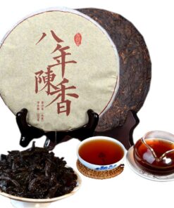 HELLOYOUNG 357g Alter Chinesischer Fermentierter PuErh-Teekuchen Yunnan-Reifer Pu-Erh-Tea Nach Alter Methode Hergestellt Für Ein Aromatisches Getränk
