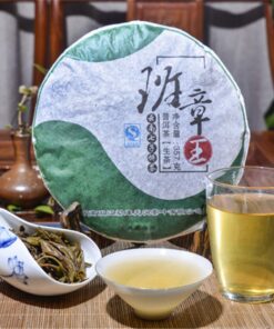 Chinesischer Pu'er Tee 357g （0,788LB） Roher Puer Tee Grüner Tee Banzhang Wang Yunan Qizi Kuchen Tee Alter Pu-Erh-Tee Alte Bäume Pu-Erh-Tee Gesunder Puerh-Tee