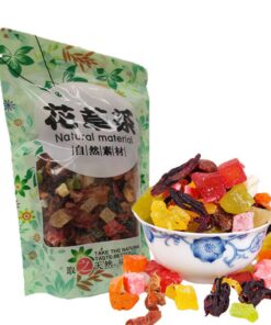 100g China-Fruchttee, getrocknete Blumen, aromatisierte Bio-Teemischung, gesundes Kräutergetränk