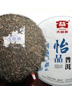 Chinesischer Puerh Pu-erh Roh 357g Menghai Dayi Joyful Pu'er Tee Kuchentee