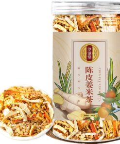 Premium Kräutertee GesunderTee Chen Pi Ingwer ReisTee Ohne Zusatzstoffe 300g / 10,58oz Gebratener Ingwer ReisTee Infusion