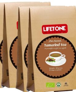 lifetone the tea for better life,Tamarindentee | Quelle von HCA | Tee zum Abnehmen | Detox Weight Loss Diet Fettverbrennung Skinny Tea | 80 Teebeutel