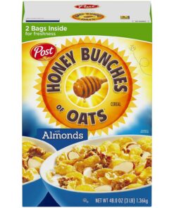 Post Honey Bunches of Oats, Crispy with Almonds 48 Ounce by Post, Honey Bunches of Oats