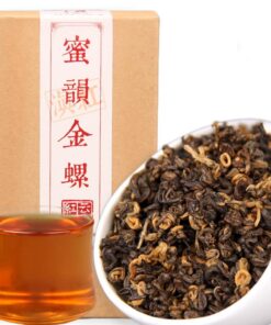 Premium Yunnan Vorfrühling Dianhong Schwarztee Honigduft - Jinluo Loser Blatt-Tee 200g