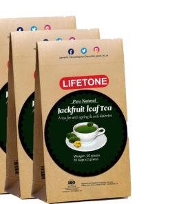 Jackfrucht-Blatt-Tee | Gegenmittel gegen Schlaflosigkeit Schlaf Tee | 30 Tage Entgiftungstee | Anti Aging Tee | 60 Teebeutel 3er Pack