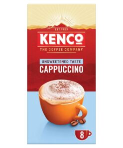 Kenco Cappuccino Unsweetened Instant Kaffee (Case of 5, of 40 Portionen)