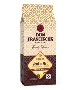 Don Francisco Vanilla Nut Medium Roast Ground Coffee, 340g (12 Ounce), 1 Pack