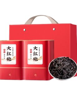 Chinesischer Berühmter Felsen Oolong Tee (125g * 2) - Da Hong Pao- Große Rote Robe Starkes Aroma Schwarzer Tee