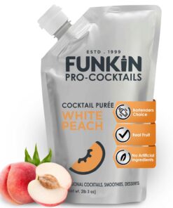 Funkin Pürees Weißer Pfirsich. 1kg. Box Menge: 1