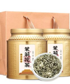 Premium Jasmintee 250g * 2 - Frühlingstee, Starkes Blumenaroma - Loser Blatttee, Für Festliche Geschenke