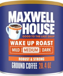 Maxwell House Gemahlener Kaffee, Wake Up Roast, 805 ml Kanister