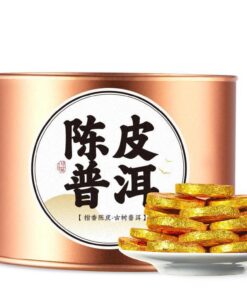 Premium Fermentierter Pu'er Reifer Tee Mit Gereifter Xinhui Mandarinenschale 200g Traditionelle Handwerkskunst
