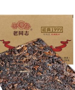 Haiwan Alter Kamerad Puer Alter Baum Puerh Tee Klassischer 1999 Pu-erh Ziegeltee 250g