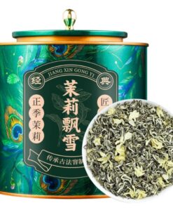 Premium 250g * 2 Jasmin Grüner Tee "Floating Snow" - Starkes Aroma Jasmin - Loser Blatttee- Geschenkbox