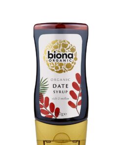 Biona Organic Dattelsirup in Bio-Qualität, 350g Dattelsirup ohne Zucker in Quetschflasche, gesunde Süßungsmittel-Alternative