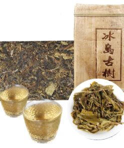 Chinesischer Pu'er Tee 500g （1.1LB） Roher Puer Tee Grüner Tee Isländisches Goldblatt Alte Bäume Pu erh Tee Gesundheitswesen Pu er Tee
