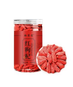 Natürlicher Kräutertee Gesunder Tee Goji Beeren 300g Chinesische Rote Wolfsbeere 10,58oz mit schwarzem Goji Gui Yuan Roter Datteltee