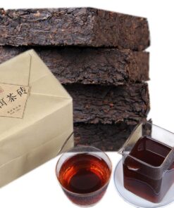 通用 1000g Puerh Tea Brick Reifer Tee Schwarzer Tee Isländischer Uralter Baum Yunnan Gesundes Getränk