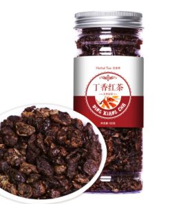 Blumen-Frucht-Kräutertee Lila schwarzer Tee 60g Kräuterblumentee Gesundes Getränk