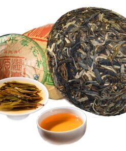 Chinesischer Pu'er Tee 250g （0.55LB） Roher Puer Tee Grüner Tee Brauner Frühlings-Frühlings-Tee Alte Bäume Pu erh Tee Gesundheitswesen Pu er Tee
