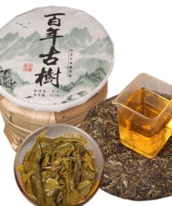Chinesischer Pu'er Tee 357g （0.787LB） Roher Puer Tee Grüner Tee Handgemachter Teekuchen Alte Bäume Pu Erh Tee Gesundheitswesen Pu Er Tee